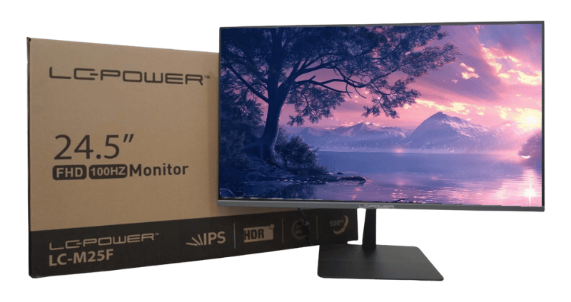 Màn hình LC-Power 25inch LC-M25Y1F2 (LC-M25F) IPS FHD 100Hz HDMI, VGA