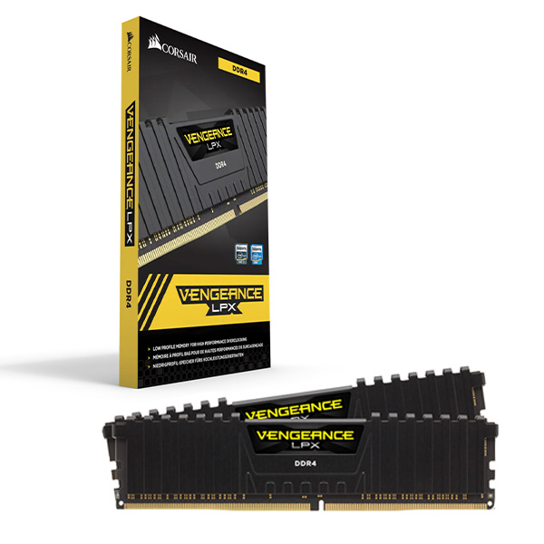 Ram Corsair 16GB Bus 3200 DDR4 Vengeance LPX Black Heat Spreader