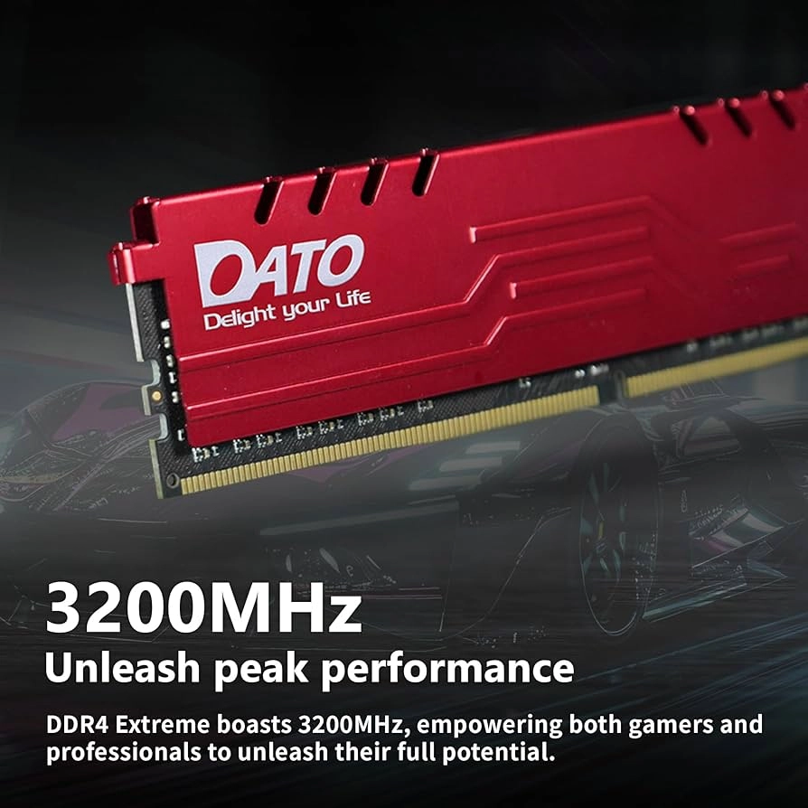 Ram Dato 8GB bus 3200 tản nhiệt thép