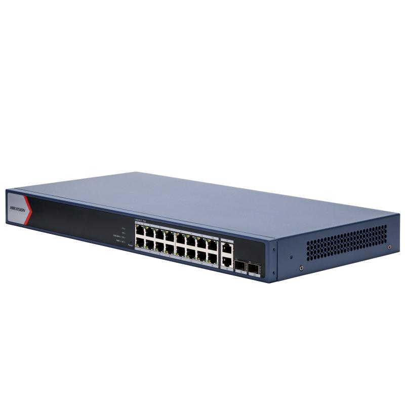 Switch mạng thông minh 16 cổng PoE Gigabit HIKVISION DS-3E1520P-EI/M