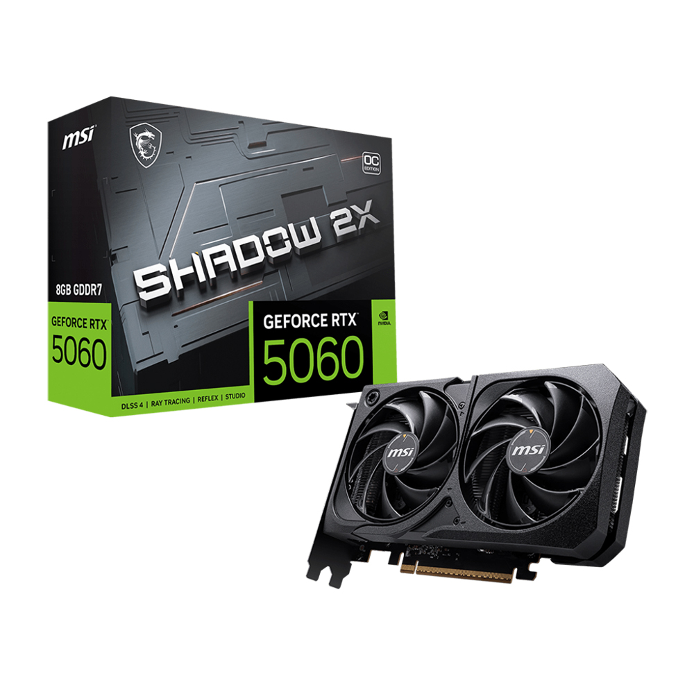 VGA MSI RTX 5060 Shadow 2X OC 8G