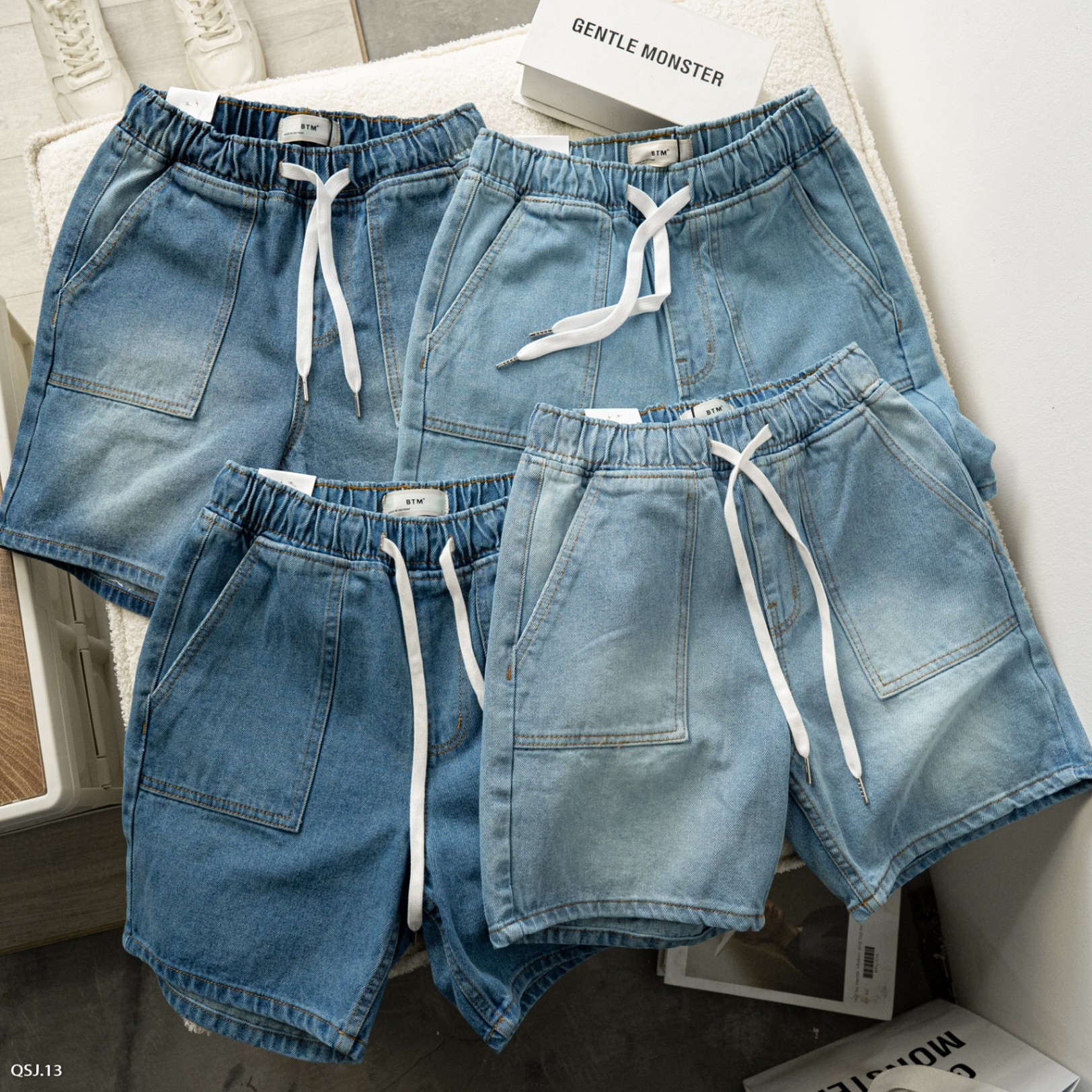 QUẦN SHORT JEAN-13-BTM