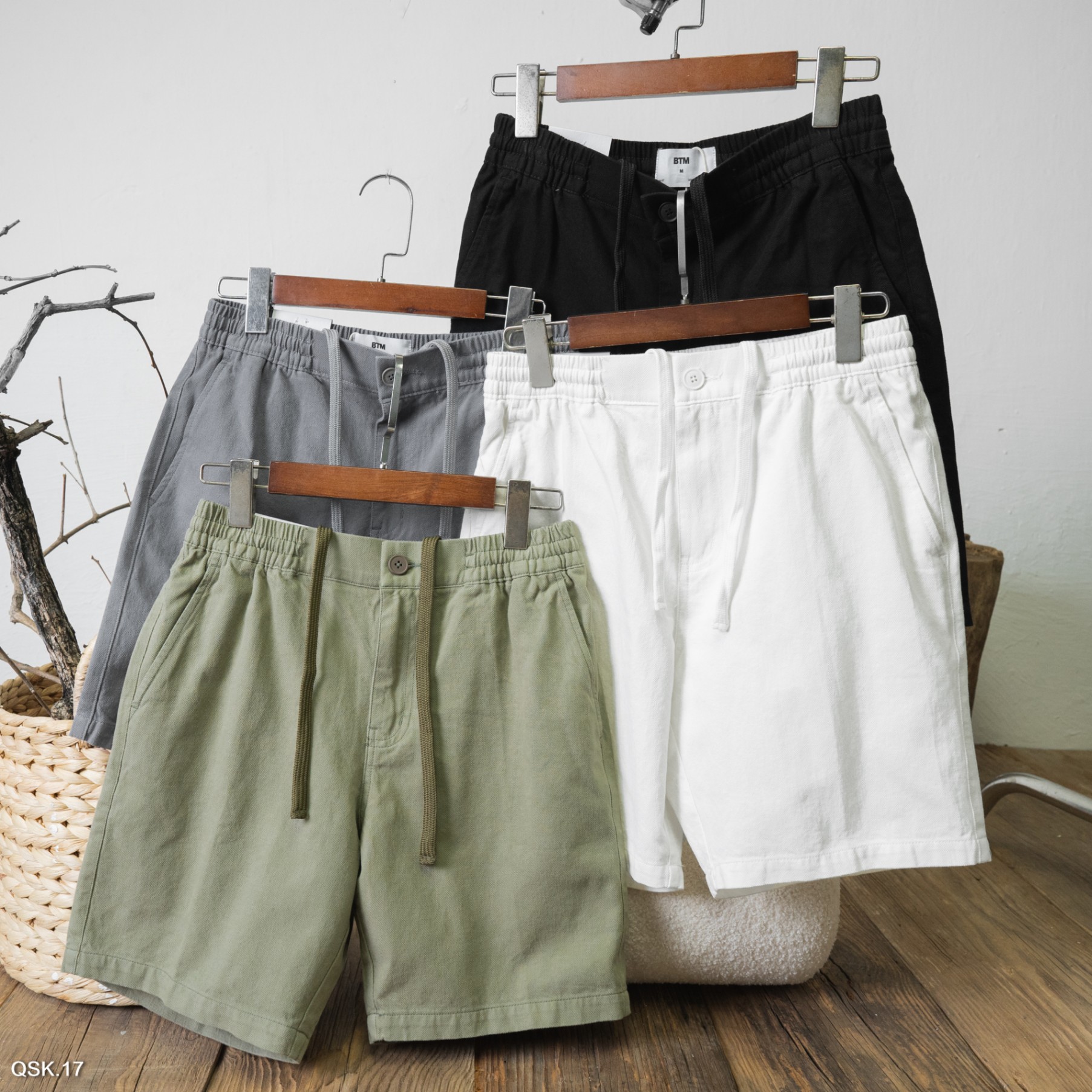 QUẦN SHORT KAKI-17-BTM