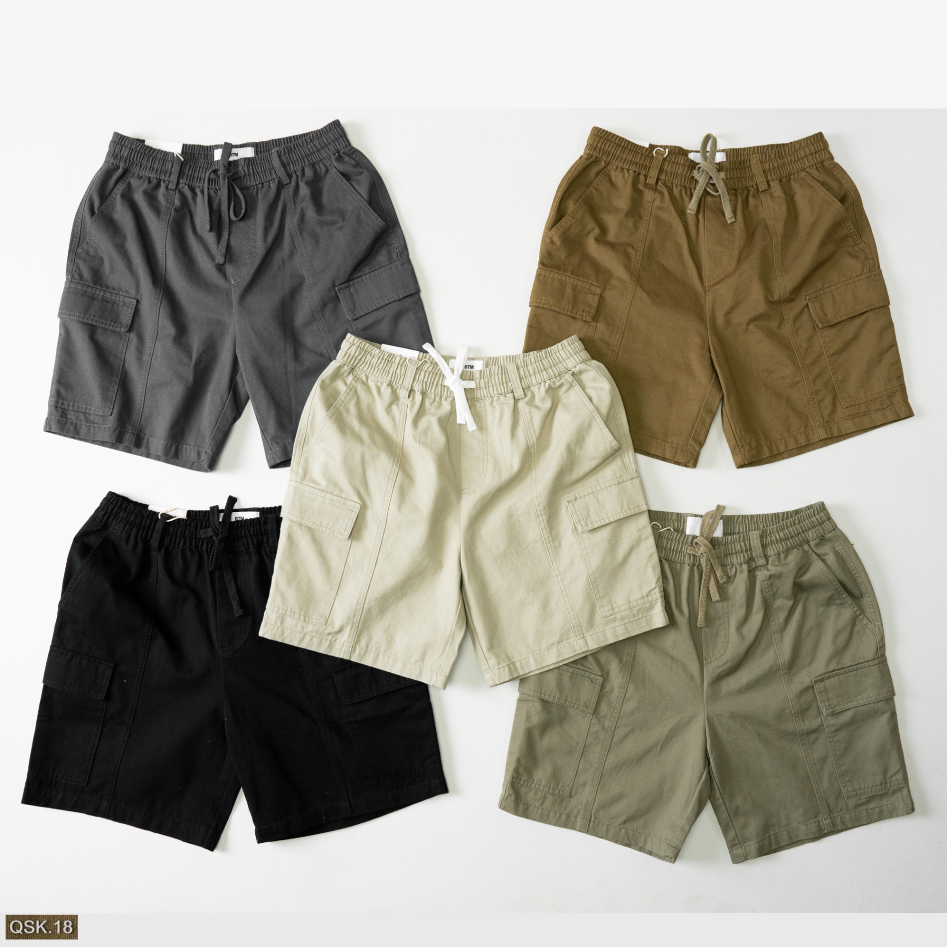 QUẦN SHORT KAKI-18-BTM
