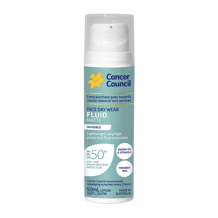 Cancer Council Fluid Matte SPF50+/PA++++, 50ml