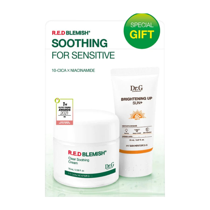 Dr.G Bonus Set (Kem dưỡng 70ml + KCN Brightening 20ml)