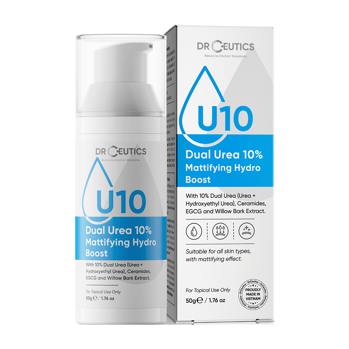 DrCeutics Dual Urea 10%, 50g mới
