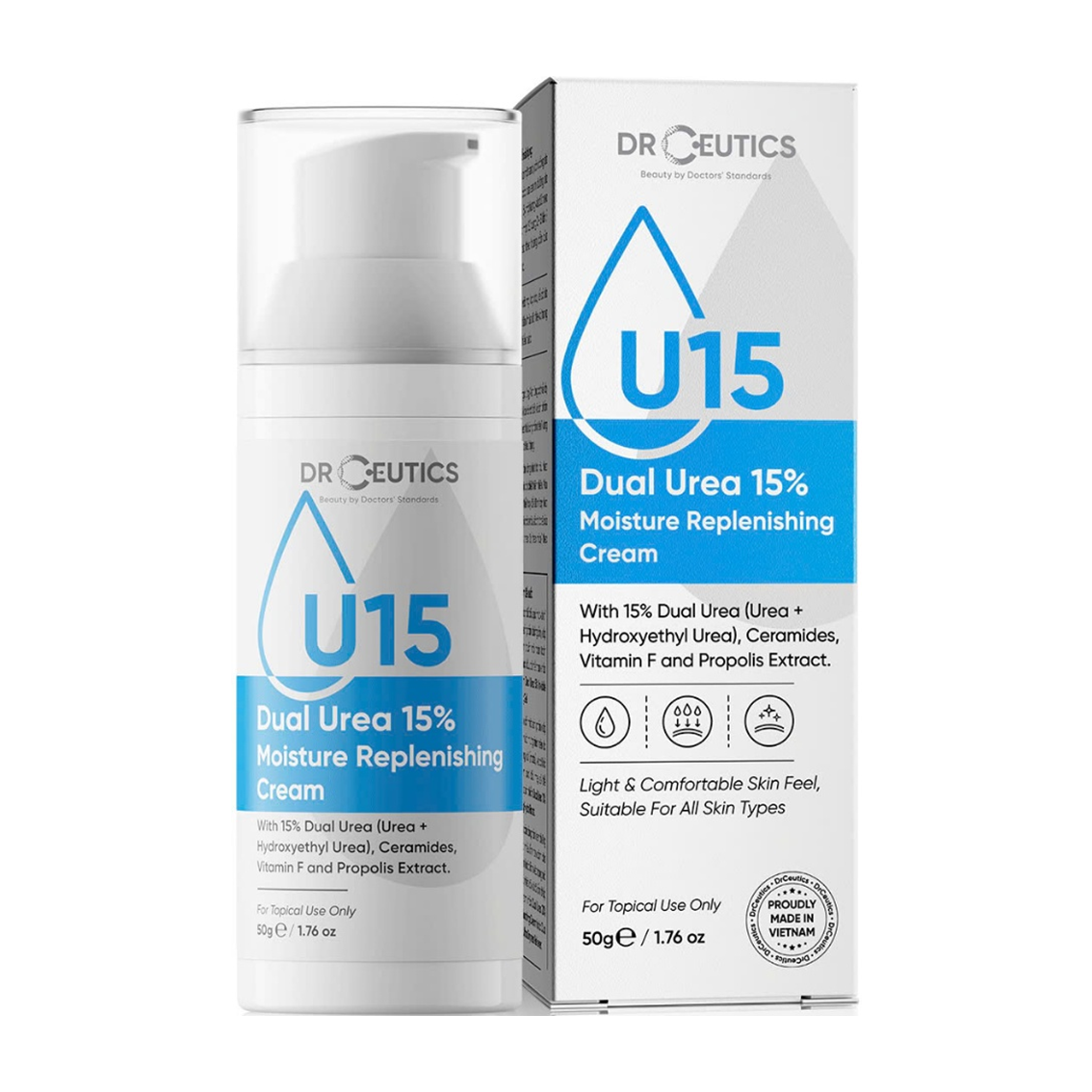 DrCeutics Dual Urea 15%, 50g mới