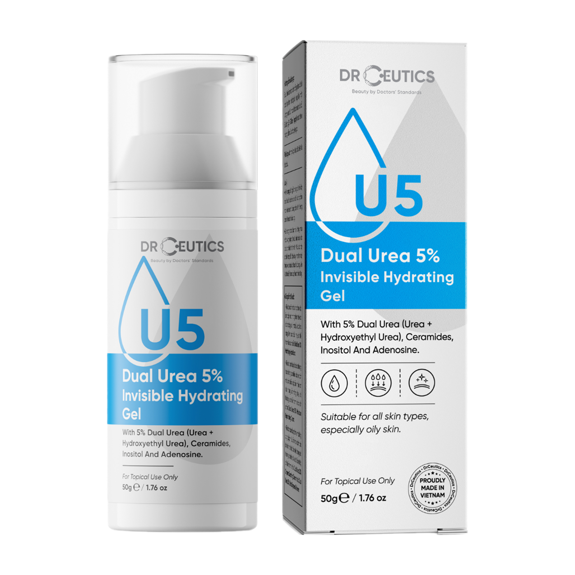 DrCeutics Dual Urea 5%, 50g mới