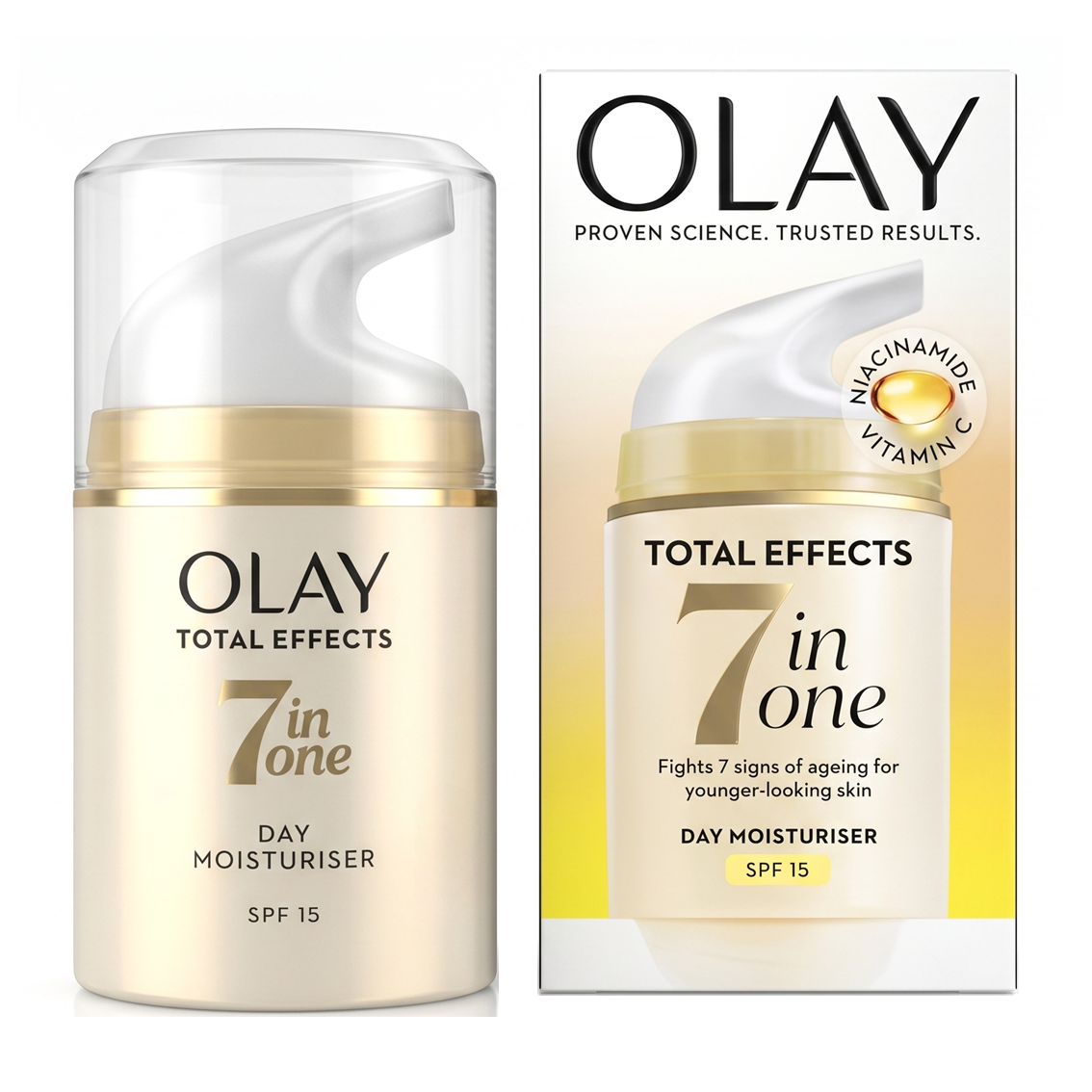 Olay Total Effects 7in1 (bản UK), Kem ngày SPF15