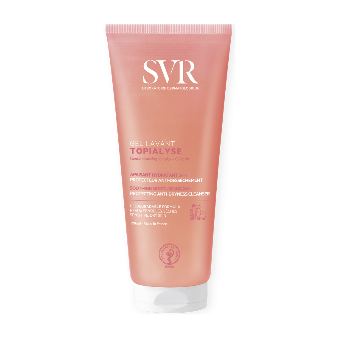 SVR Topialyse Gel Lavant (hồng), 200ml
