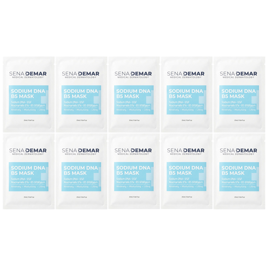 SenaDemar Sodium DNA B5 Mask (Combo 10 miếng)