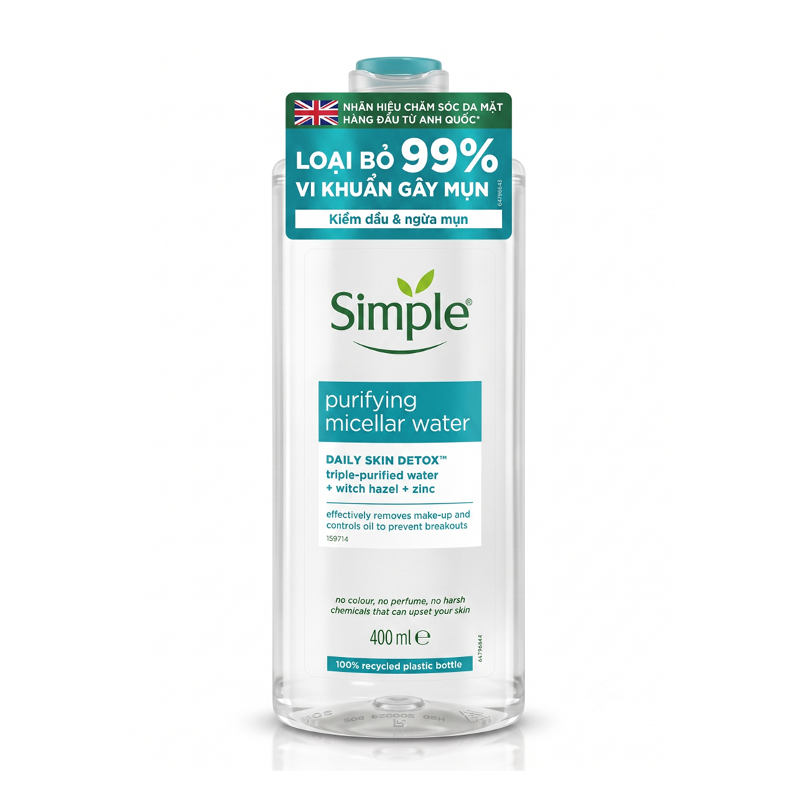 Simple Purifying Micellar Water 400ml