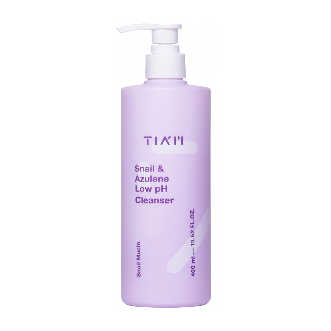 TIAM Snail & Azulene Low pH Cleanser, Chai 400ml