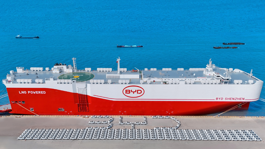 BYD chính thức ra mắt tàu "SHIP" ô tô lớn nhất thế giới – BYD Shenzhen!