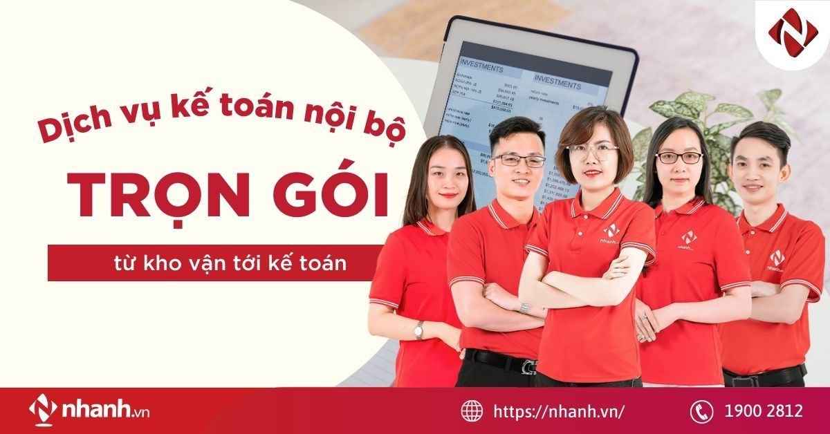 Dịch vụ kế toán nội bộ trọn gói từ kho vận tới kế toán