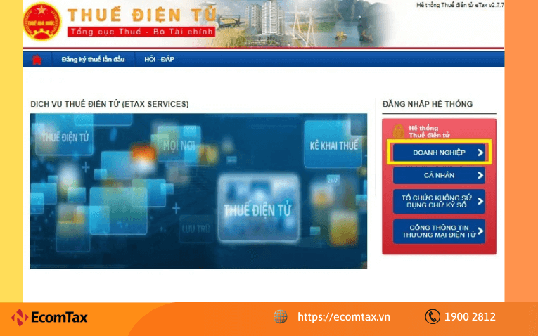 Hướng dẫn nộp lệ phí môn bài 2025