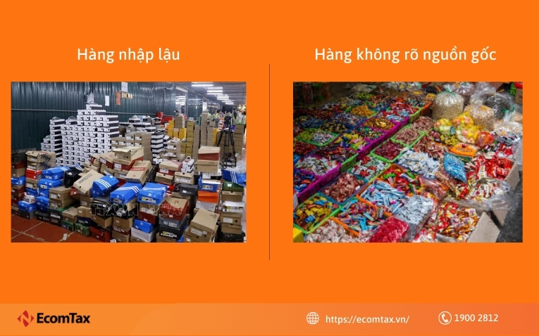 Phân biệt Hàng nhập lậu và Hàng không rõ nguồn gốc