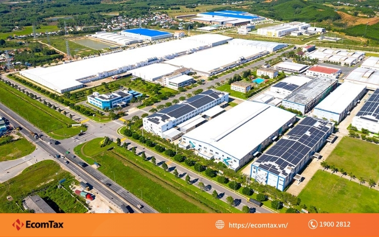 Dự án đầu tư tại khu công nghiệp là ngành nghề được hưởng thuế suất ưu đãi