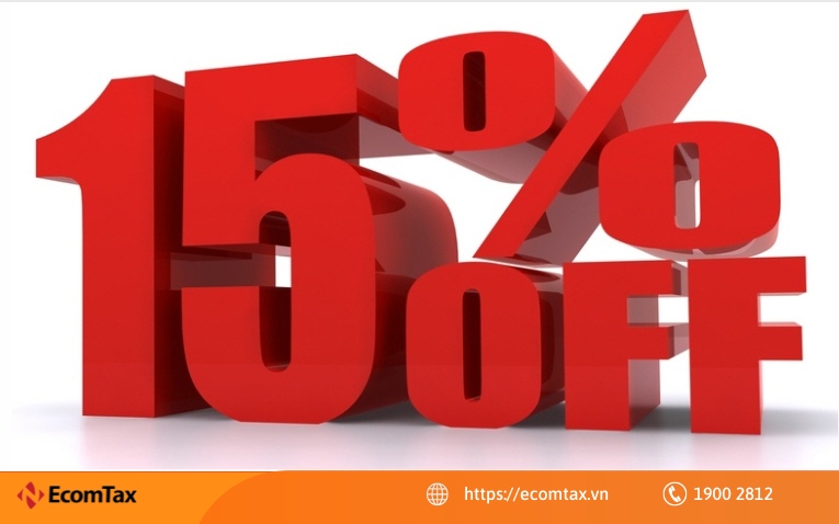 Giảm 15% so với giá niêm yết