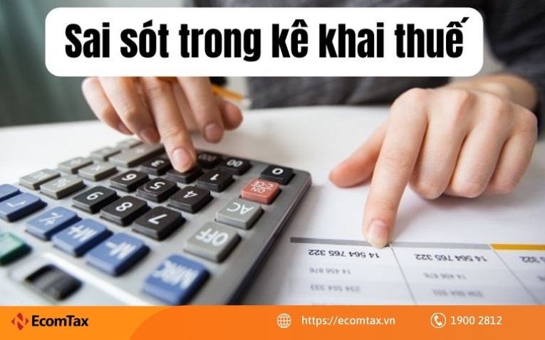 Sai sót trong kê khai thuế