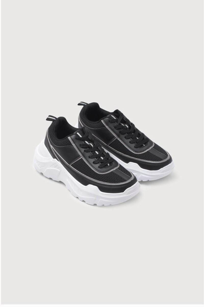 Giay sneaker ZAR viền 2502-Đen-42