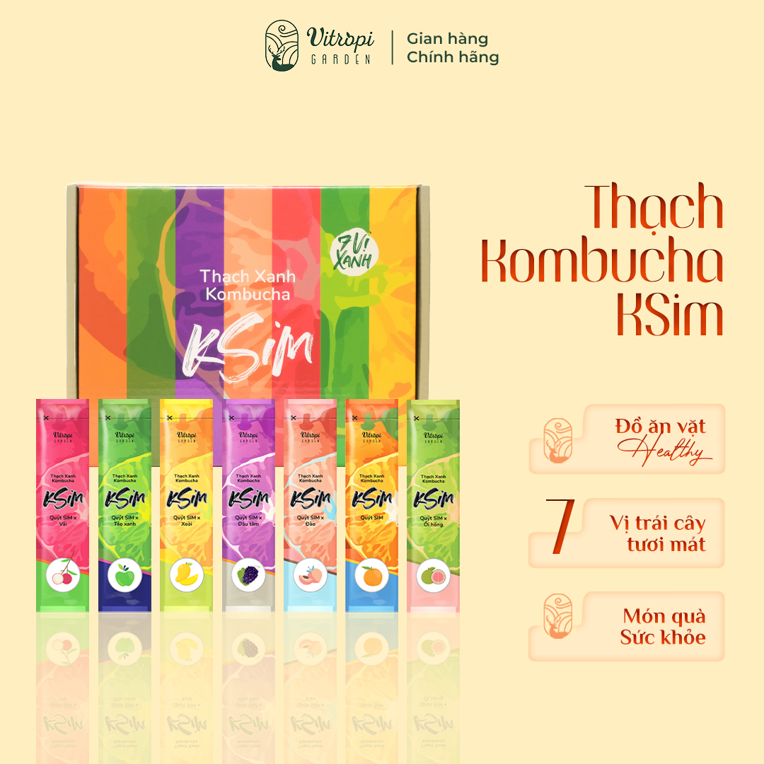 Thạch Kombucha mix vị
