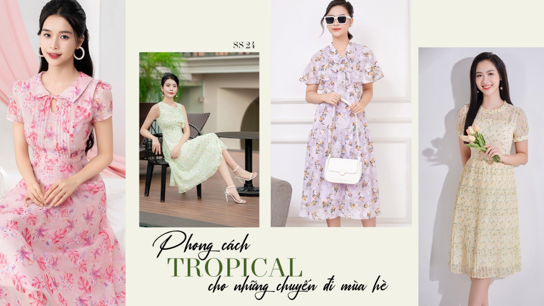 Phong cách tropical cho những chuyến đi mùa hè