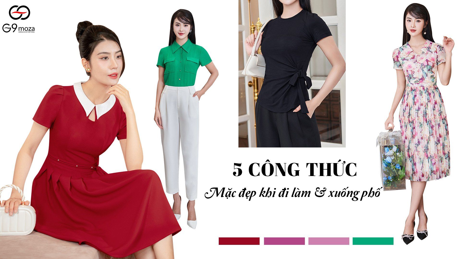 5 công thức mặc đẹp đi làm, xuống phố mùa này