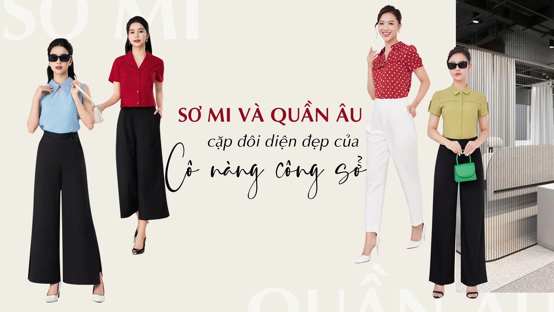 Sơ mi và quần âu, cặp đôi diện đẹp của cô nàng công sở