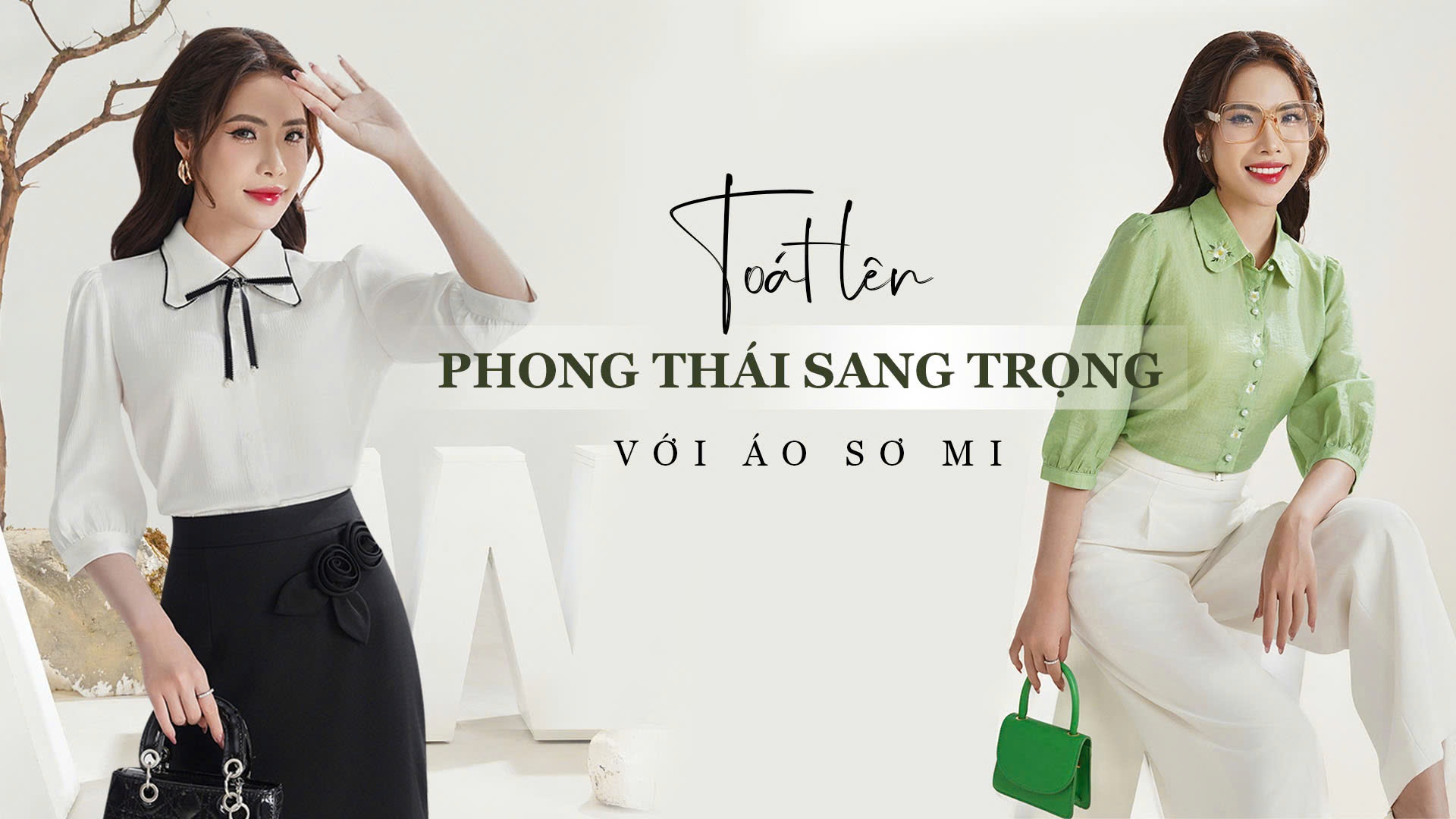 Toát lên phong thái sang trọng với áo sơ mi