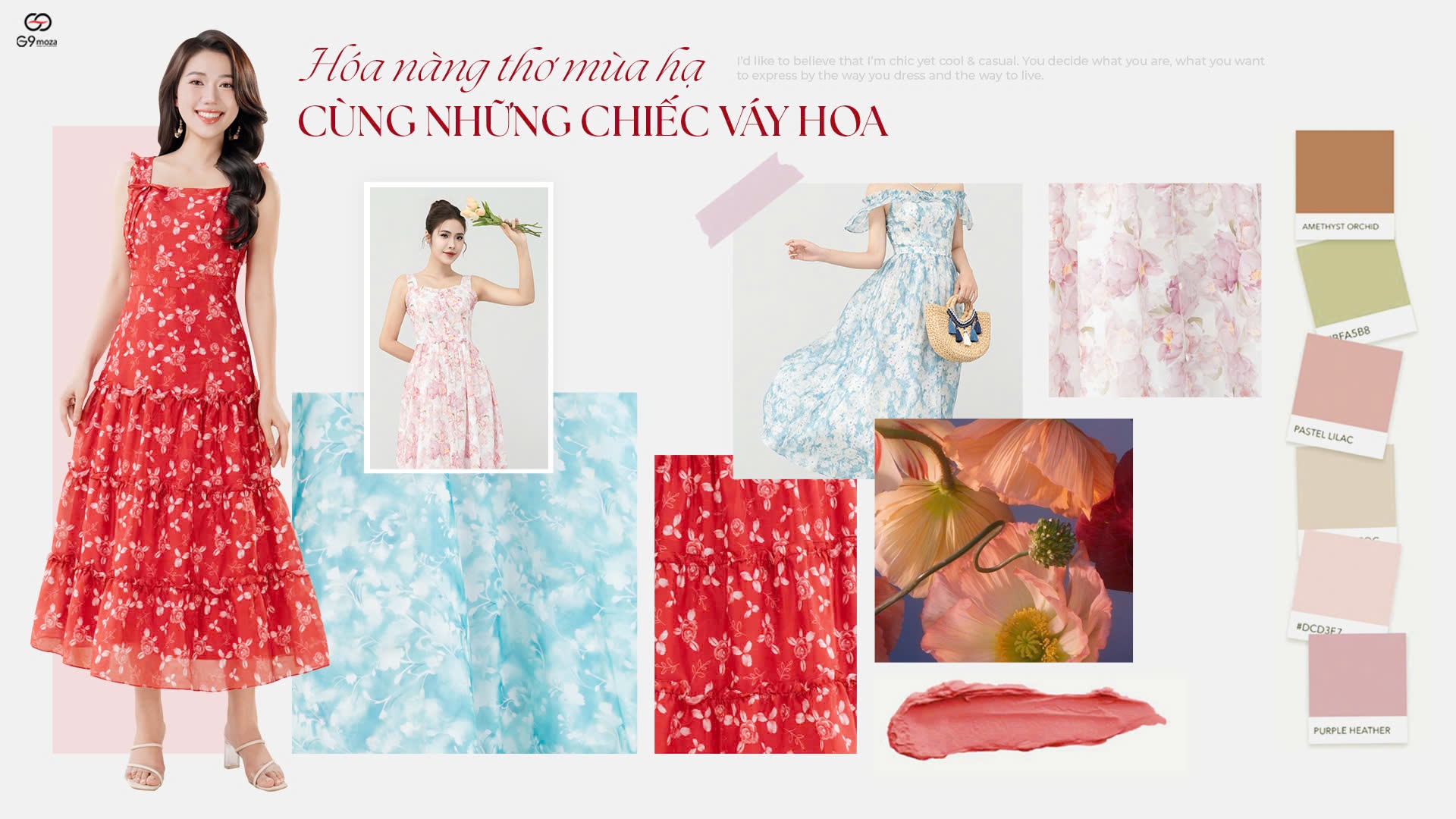 Hóa nàng thơ mùa hạ cùng những chiếc váy hoa