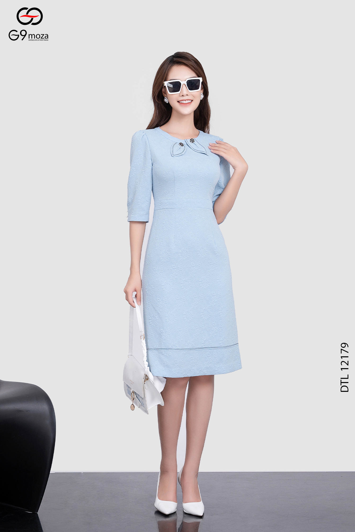 Lịch sử giá Đầm suông nữ Quảng Châu thiết kế dáng dài cổ trụ siêu xinh,  chất len co dãn dày đẹp, Váy len suông nữ mùa đông tay lỡ rẻ đẹp