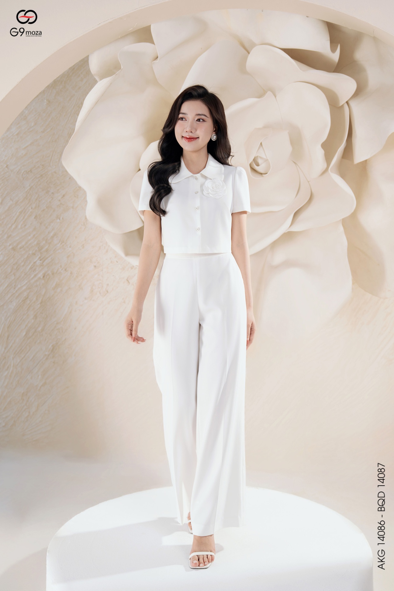 Quần dài dáng suông 25S12BQD14087-1