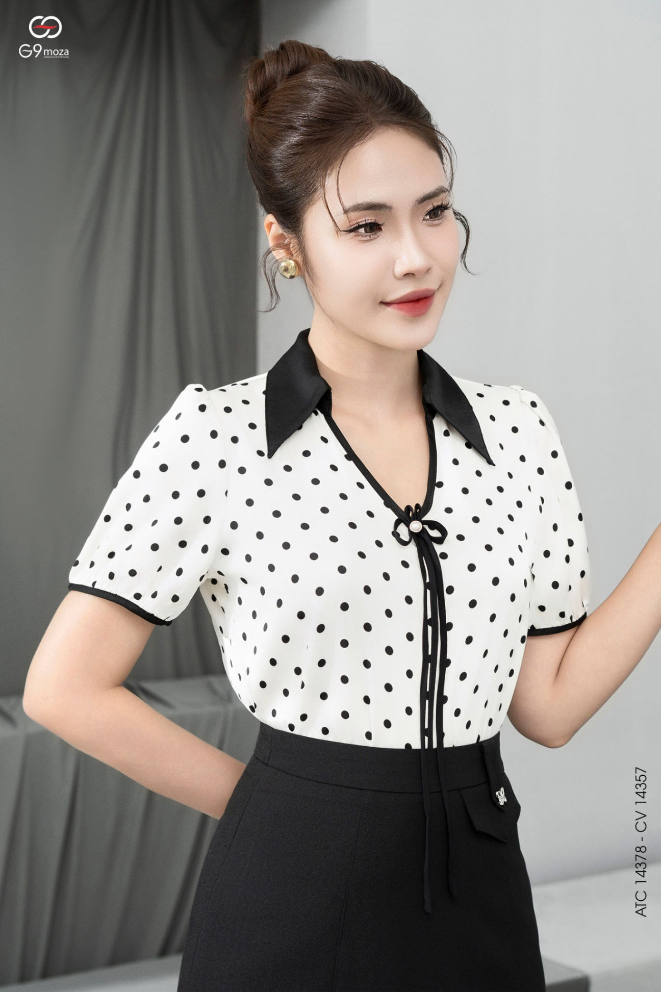 Áo sơ mi tay cộc 25S57ATC14378-2
