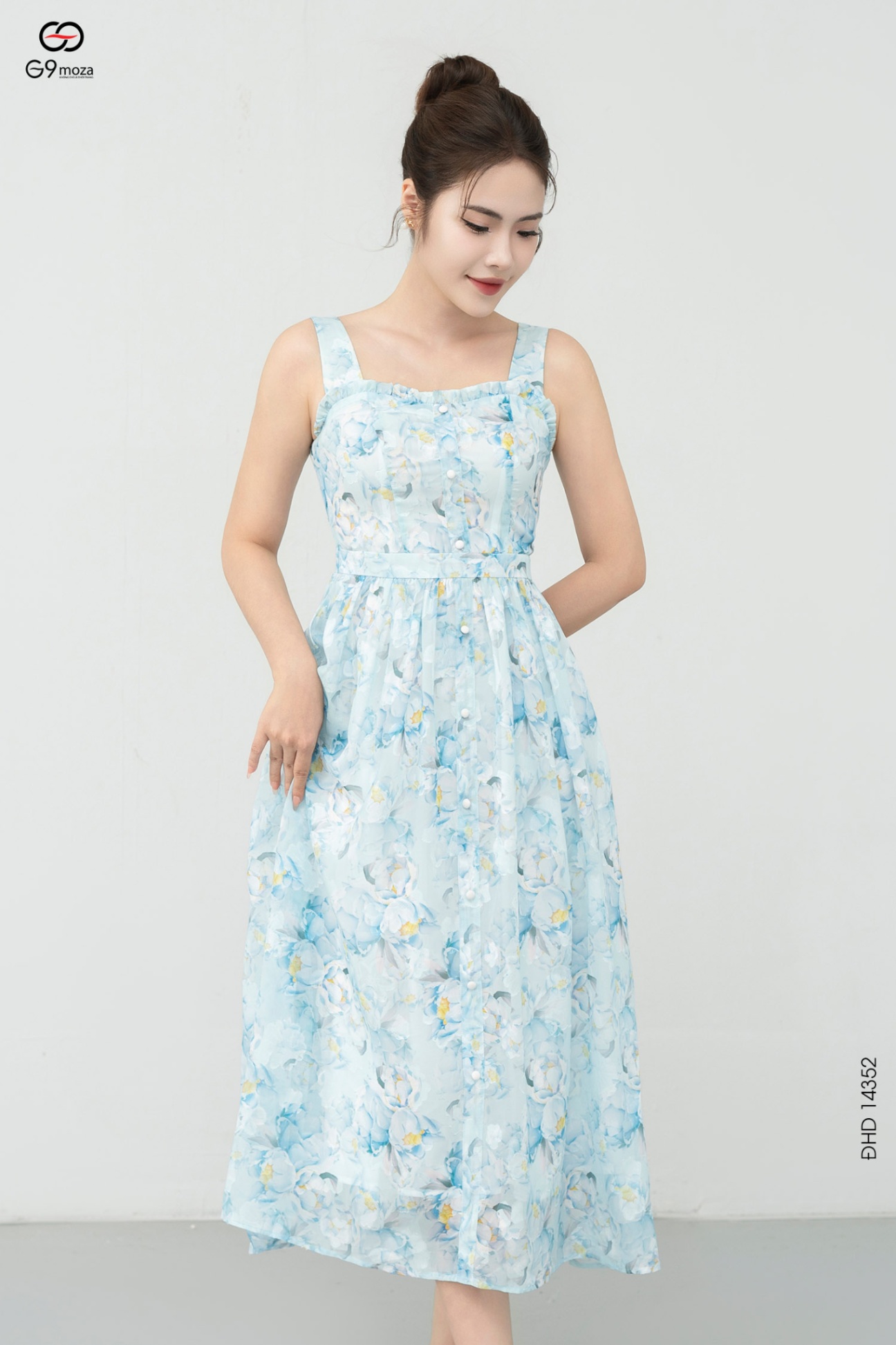 Váy hai dây dáng xòe 25S57ĐHD14352-1