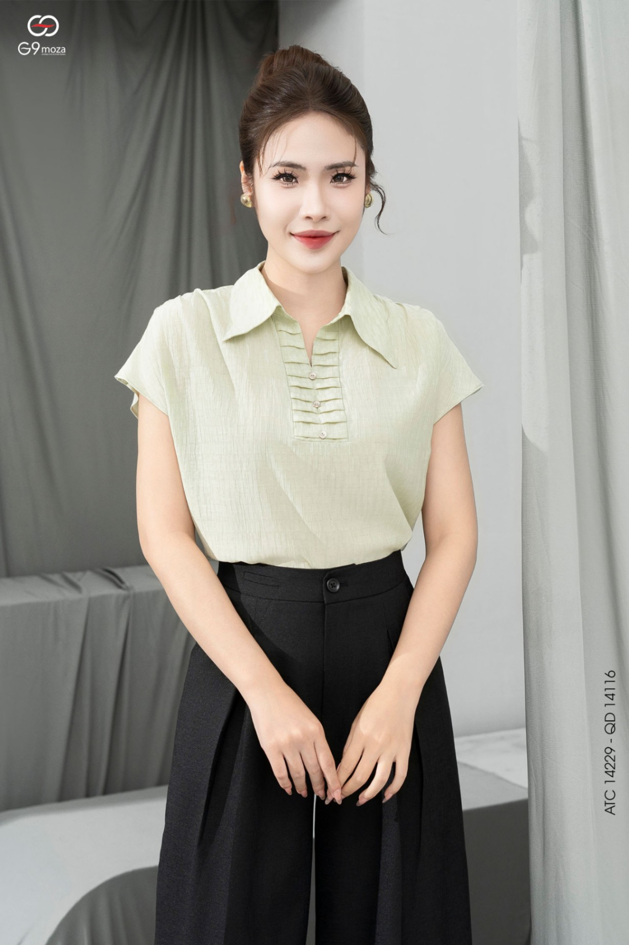 Quần dài dáng suông 25S56QDSO14116-2