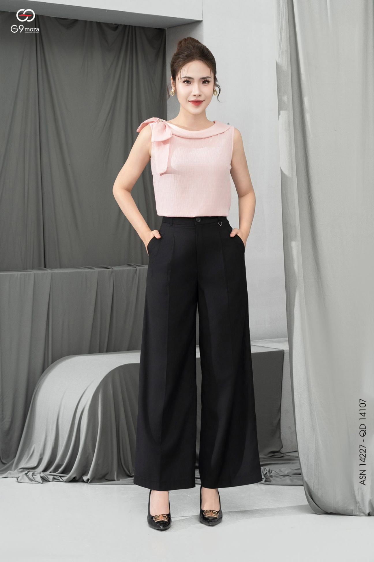 Quần dài dáng suông 25S57QDSO14107-1
