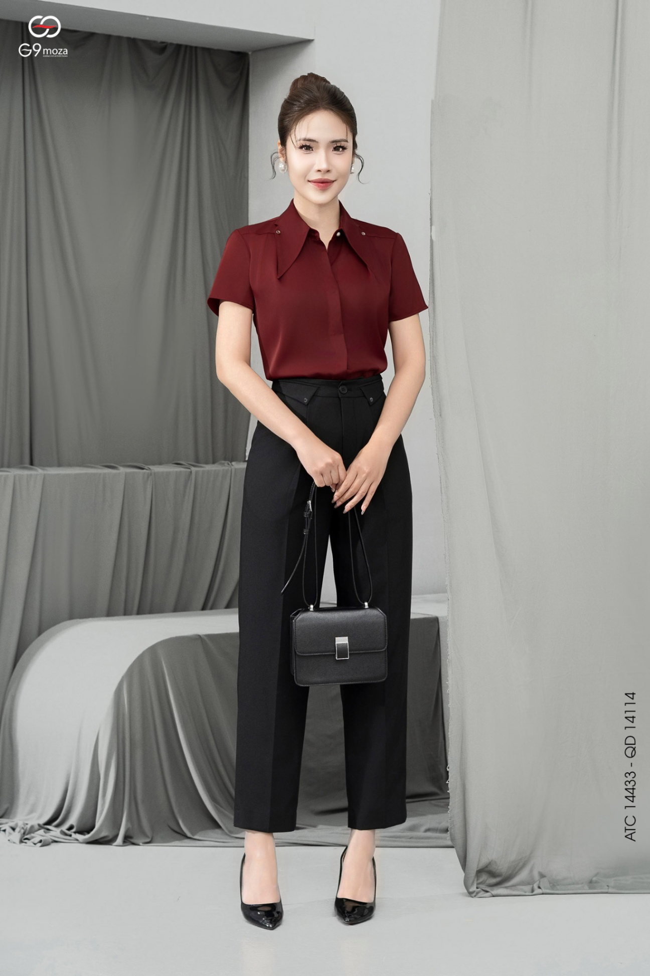 Áo sơ mi tay cộc 25S17ATC14433-1