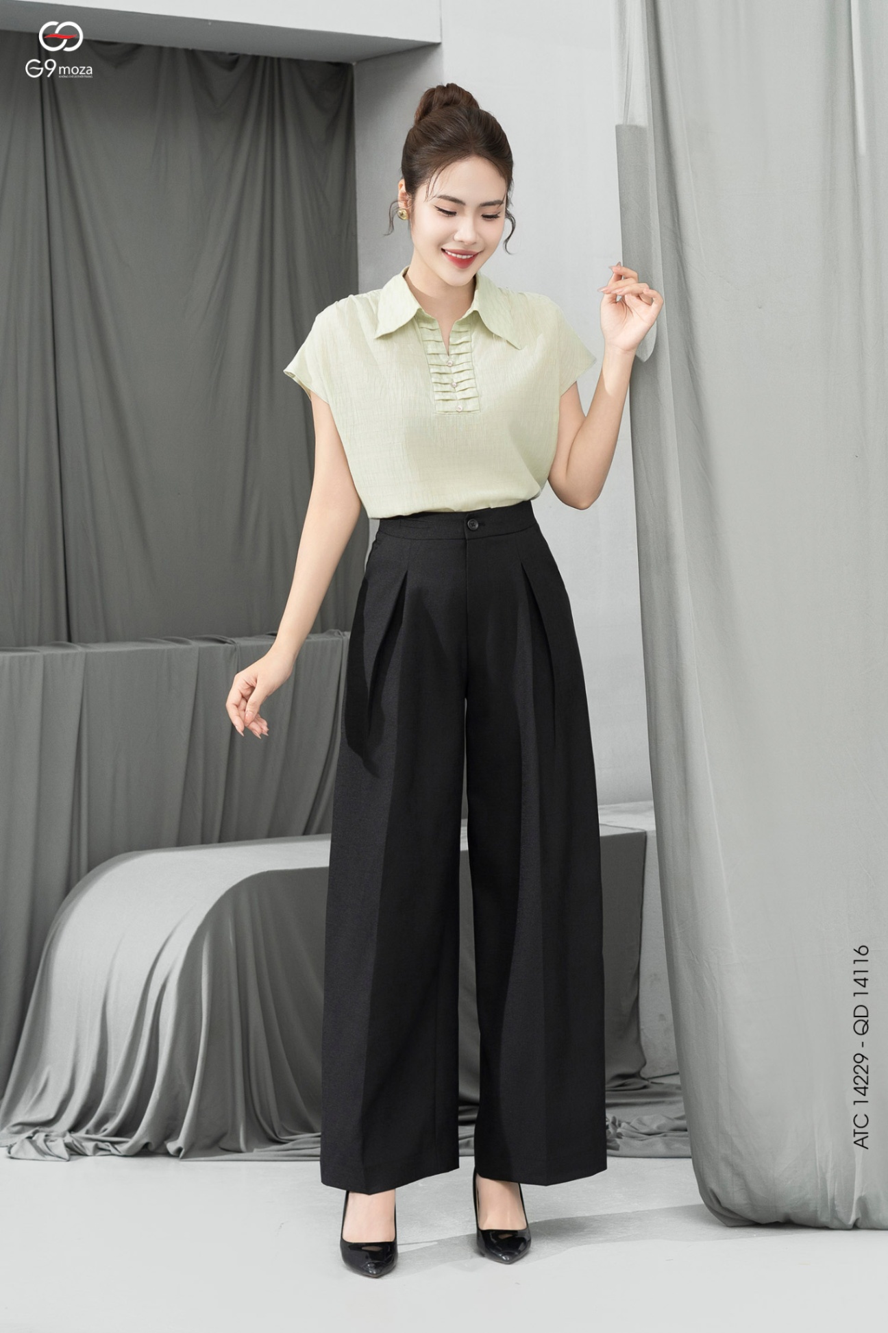 Quần dài dáng suông 25S56QDSO14116-2