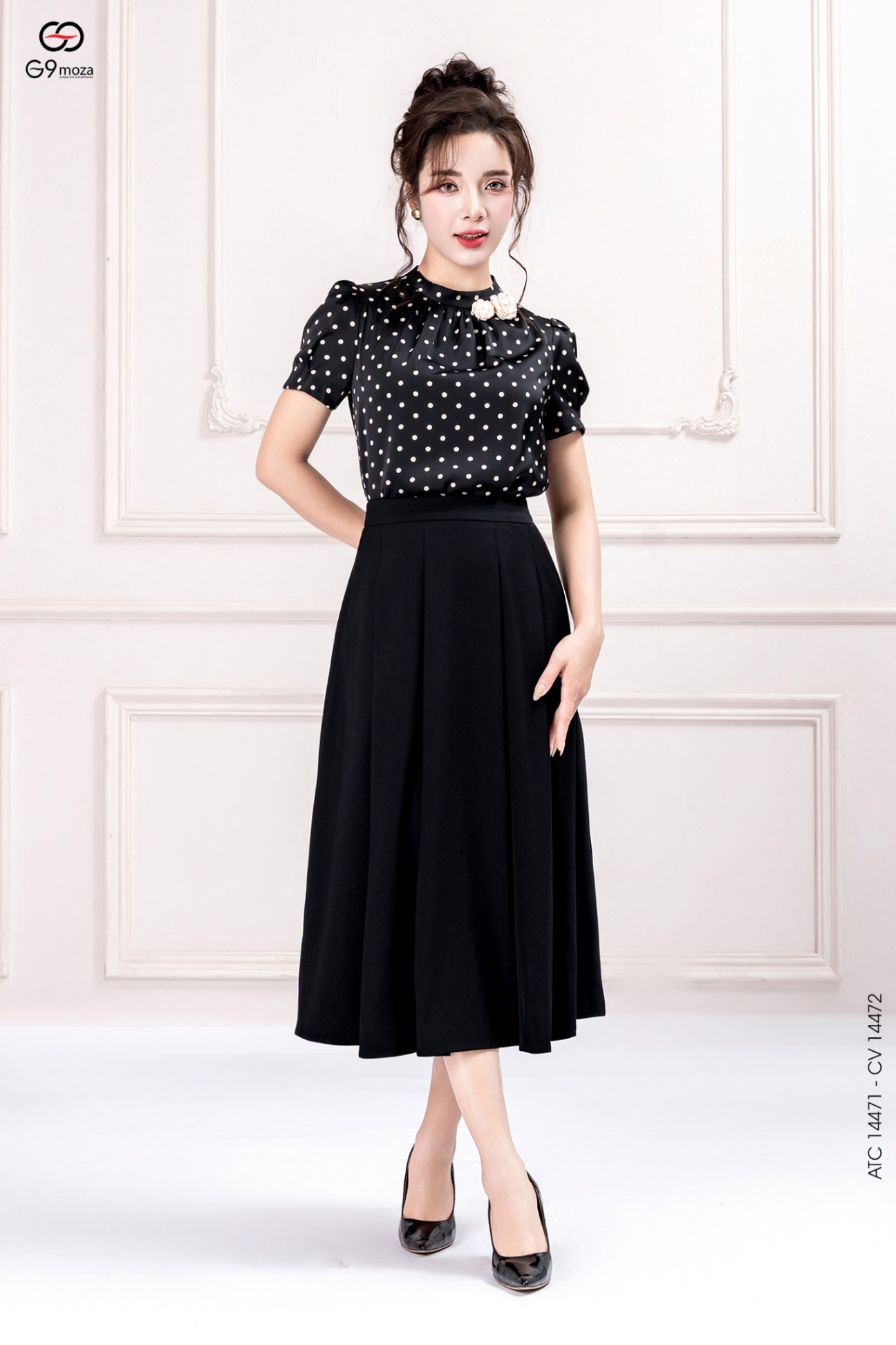 Chân váy xòe 25SCVX14472-1