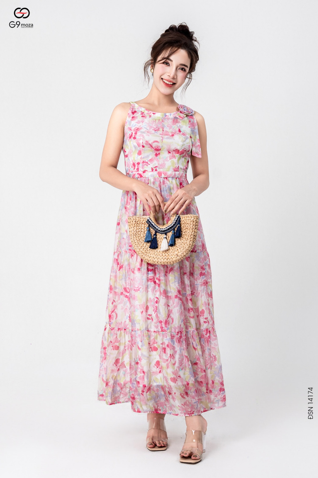 Đầm sát nách dáng maxi 25S57ĐSNMX14174-1