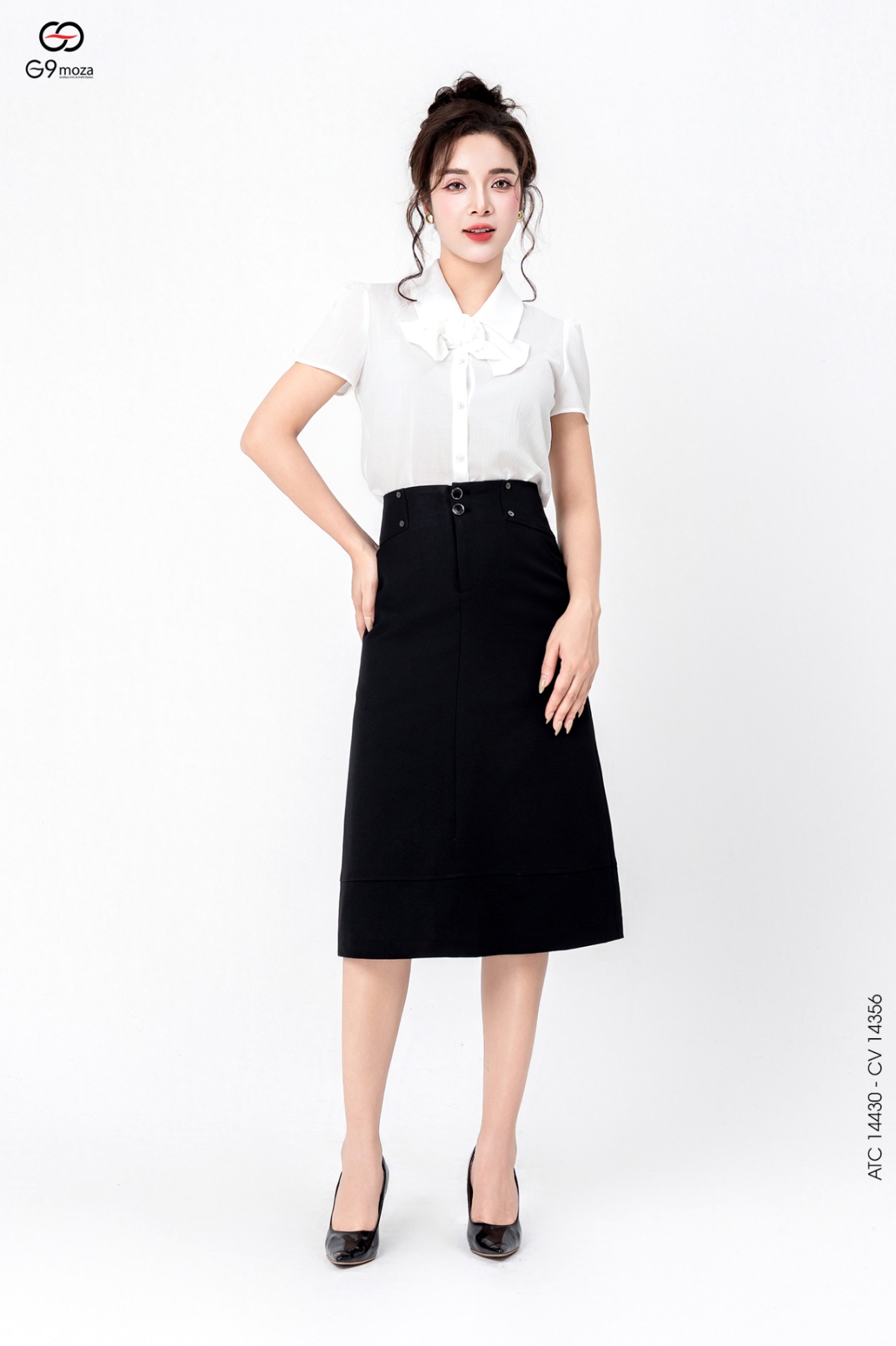 Chân váy dáng A 25S51CVA14356-1