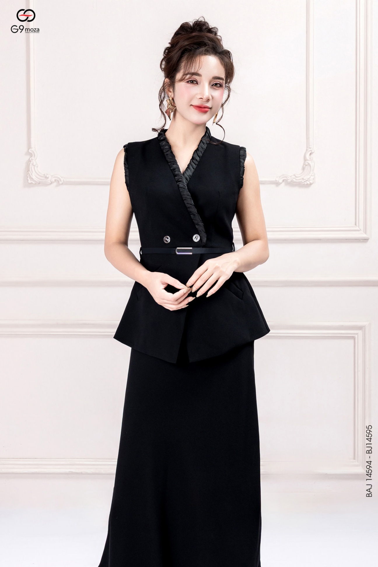 Áo blazer sát nách 25S56BAQ14594-1