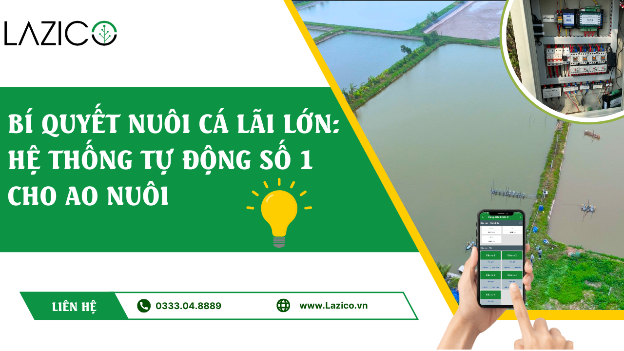 Tối ưu hóa chăn nuôi thủy sản với tủ điều khiển ao nuôi cá tích hợp LMN5