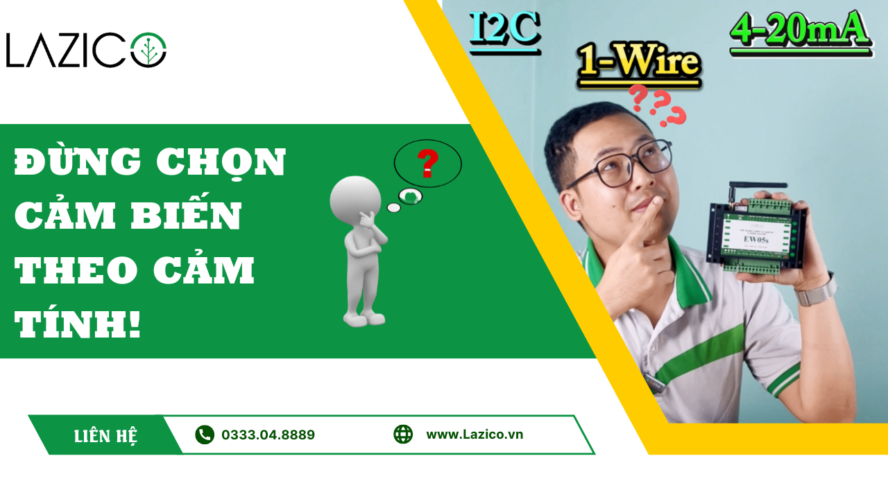So sánh 3 chuẩn cảm biến phổ biến hiện nay: One-Wire, I2C và 4-20mA – Ưu nhược điểm & ứng dụng thực tế.