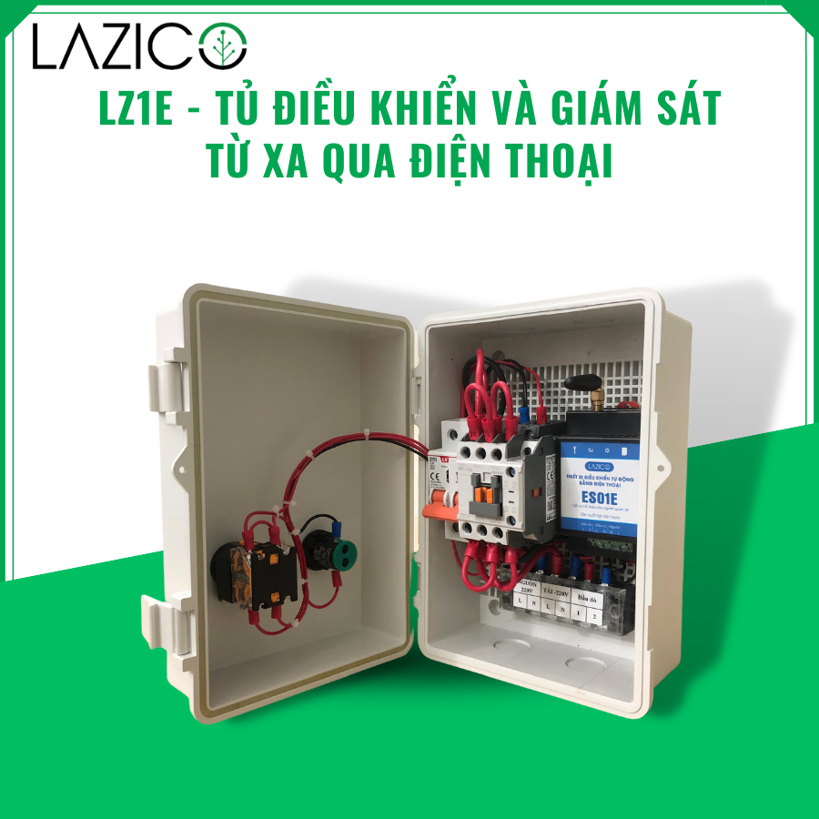 LZ1E Tủ điều khiển bật tắt máy bơm qua điện thoại