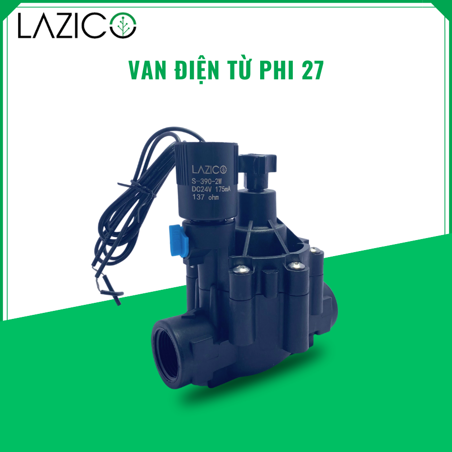 VT27-Van điện từ dùng cho tưới tiêu- Đường kính 27- Điện áp 24VDC