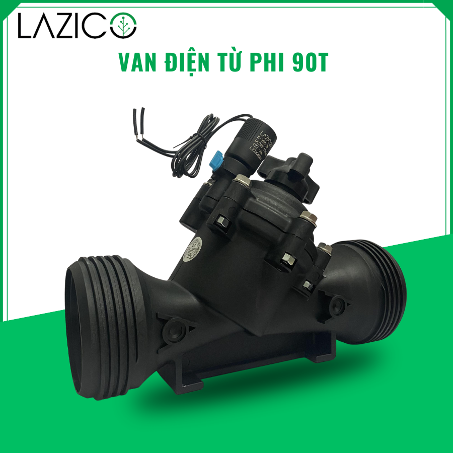 Van điện từ phi 90T điện áp 24VDC chất lượng cao LAZICO