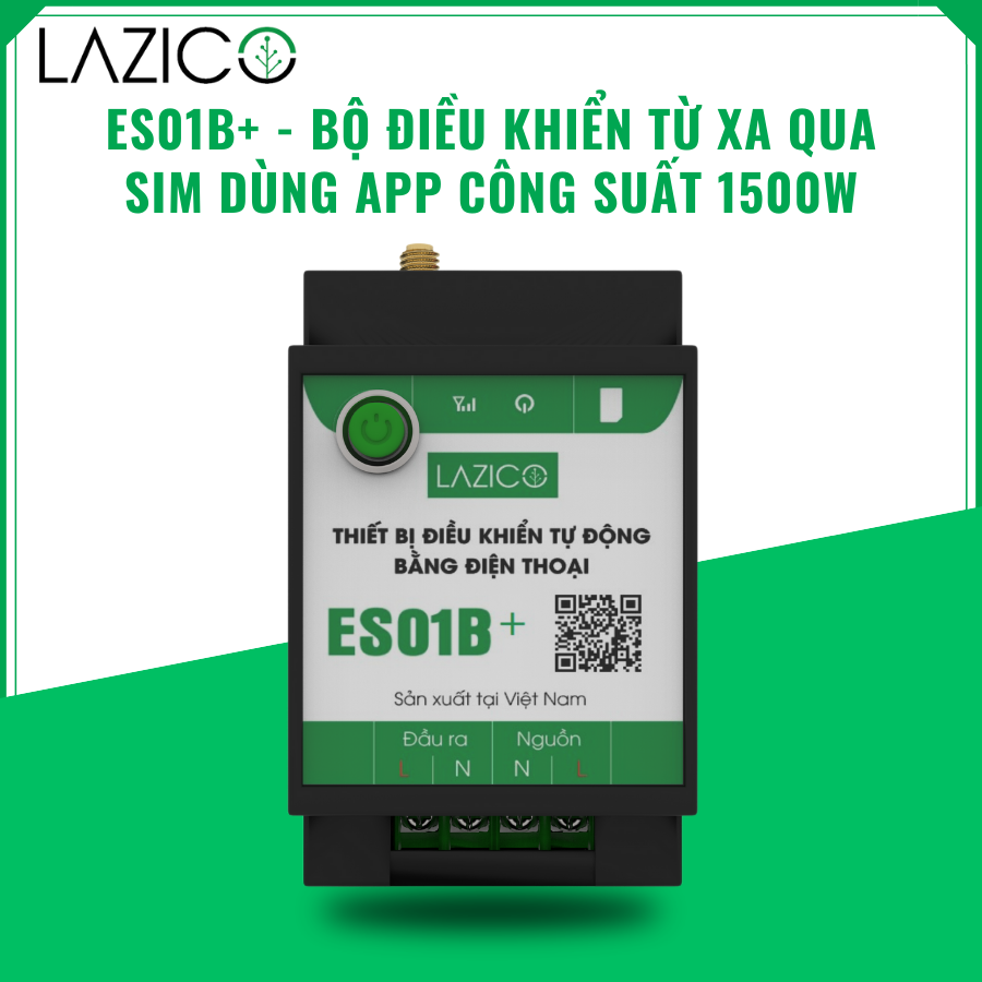 ES01B+ Bộ điều khiển từ xa qua điện thoại công suất 1500W qua App